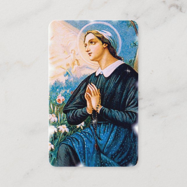 Tarjetas de oración | St Angela Merici (Anverso)