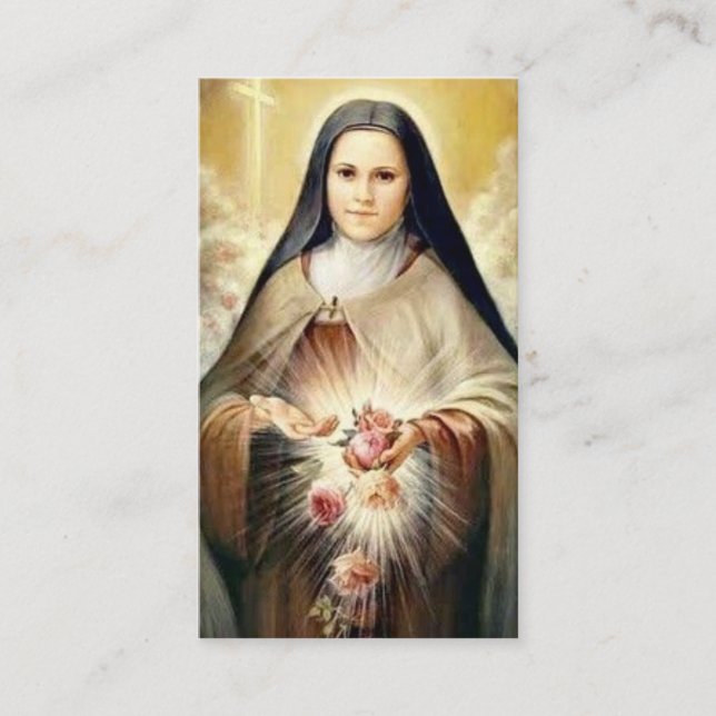 Tarjetas de oración | St Therese (Anverso)