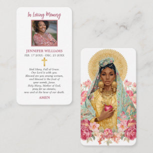 Tarjetas de Oración Virgen María Reina del Cielo y