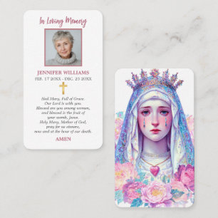 Tarjetas de Oración Yo Te Saludo María