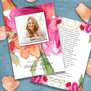 Tarjetas de oraciones   Maxi Florals de color de a