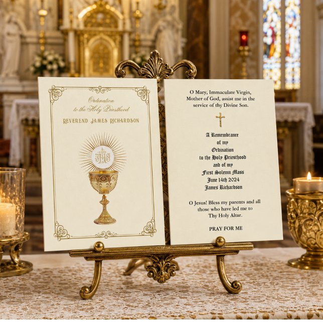 TARJETAS DE ORDENACIÓN DE SACERDOTE CATÓLICO (Subido por el creador)