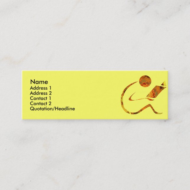 Tarjetas de oro del perfil del lector (Anverso)