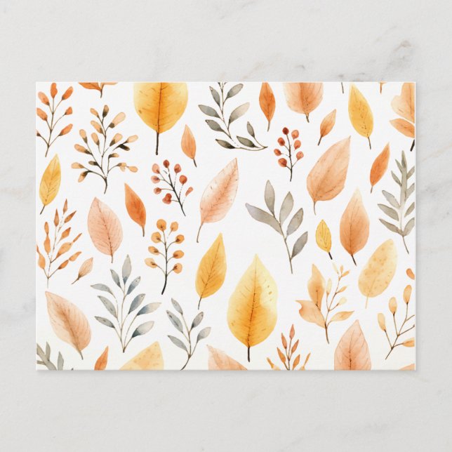 Tarjetas de otoño (Anverso)