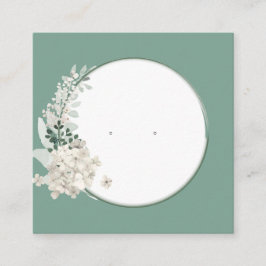 Tarjetas de pantalla de anclaje de bastidor floral