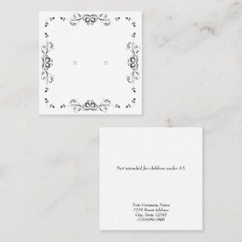 Tarjetas de pantalla de anclaje de marco floral vi