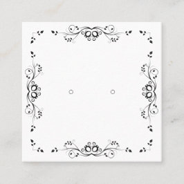 Tarjetas de pantalla de anclaje de marco floral vi