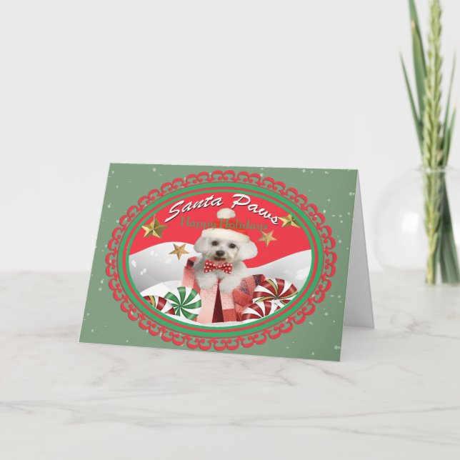Tarjetas de Papá Noel maltés (Anverso)