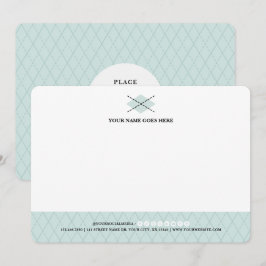 Tarjetas de Papelería Argyle | ¡Los colores son pe