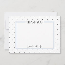 Tarjetas de Papelería Elegantes de Lunares para Da