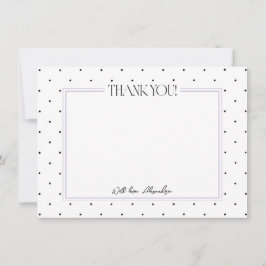 Tarjetas de Papelería Elegantes de Lunares para Da