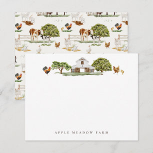 Tarjetas de Papelería Personalizadas de Animales d
