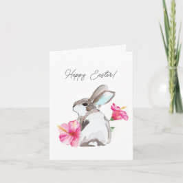 Tarjetas de Pascua Floral y Bungalow Rosa