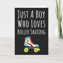 Tarjetas de patinaje adorables para niños pequeños