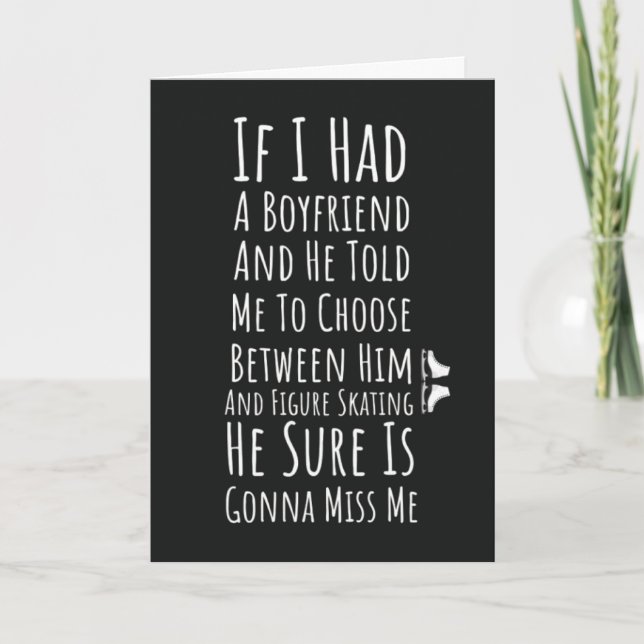 Tarjetas de Patinaje Artístico Chicas Patinan Pati (Anverso)