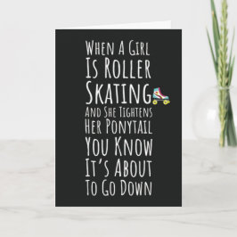 Tarjetas de patinaje en línea Chicas Patines de ru