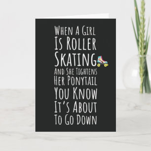 Tarjetas de patinaje en línea Chicas Patines en lí