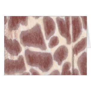 Tarjetas de patrón de puntos de jirafa