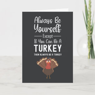 Tarjetas de pavo lindas humor divertido otoño caíd