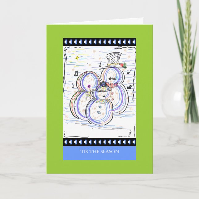 Tarjetas de PedagogyGreetings: ¡Dejáis le nevar (Anverso)