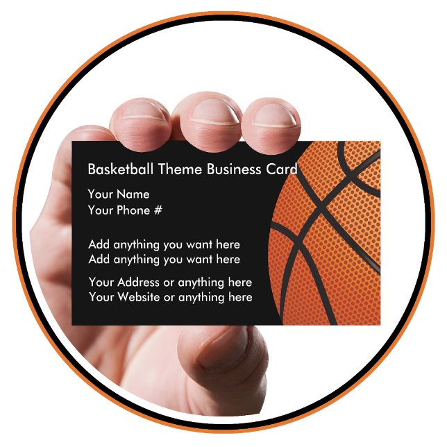 Tarjetas de perfil con tema de baloncesto (Subido por el creador)