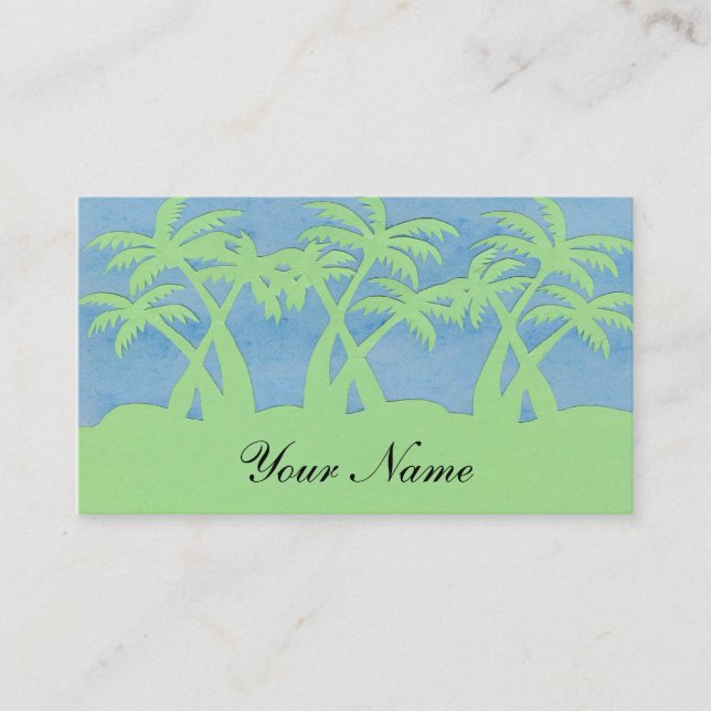TARJETAS DE PERFIL DE ÁRBOL PALM (Anverso)