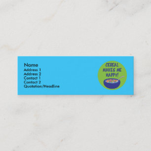 Tarjetas de perfil de cereales