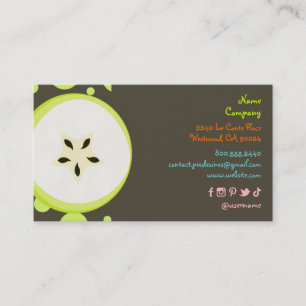 Tarjetas de perfil de diseño Retro Starfruit