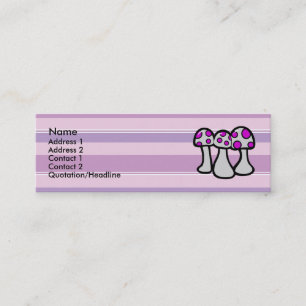 Tarjetas de perfil de hongos venenosos