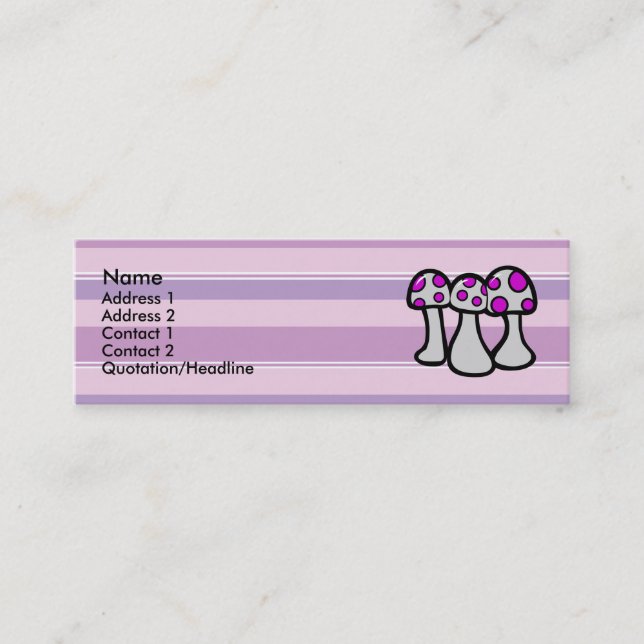 Tarjetas de perfil de hongos venenosos (Anverso)