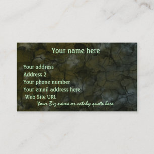 Tarjetas de perfil de la foto natural "FOREST MIST