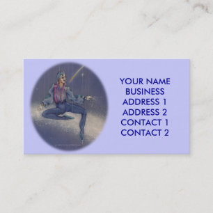 Tarjetas de perfil de negocio - Payaso de momia có
