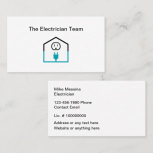 Tarjetas de perfil de negocio únicas para electric