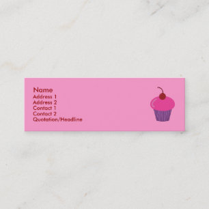 Tarjetas de perfil de pastel rosa