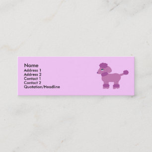 Tarjetas de perfil de pododle