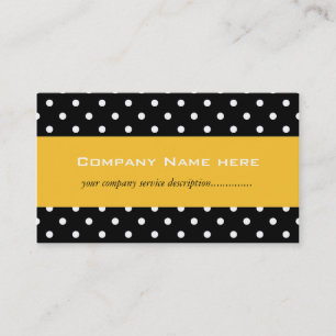Tarjetas de perfil de puntos de polka elegantes