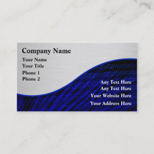 Tarjetas de perfil empresarial con tema de computa