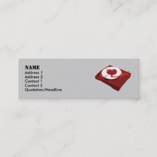 Tarjetas de perfil girables para el corazón de DJ