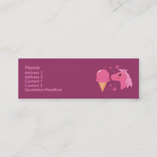 Tarjetas de perfil Ice Cream Pony