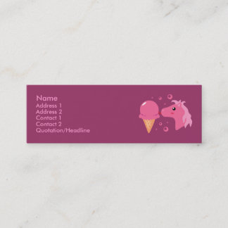 Tarjetas de perfil Ice Cream Pony