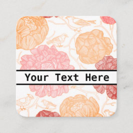 Tarjetas de perfil/negocio floral