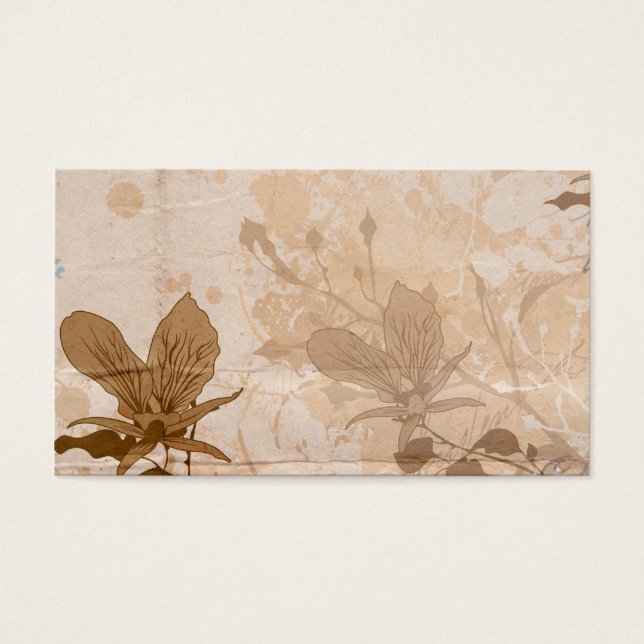 Tarjetas de perfil orquídeas (Frente)