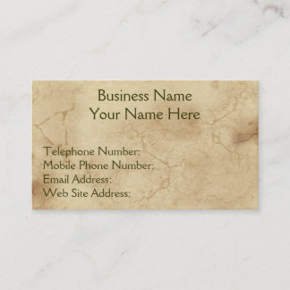 Tarjetas de perfil y de negocios RUSTIC EARTH (Lig