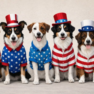 Tarjetas de perros lindos de USA