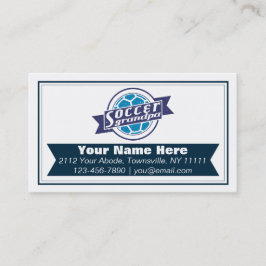 Tarjetas de Personalizable del abuelo de fútbol