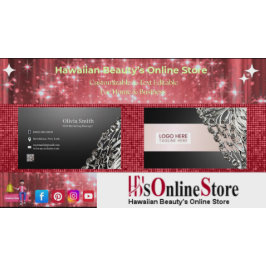 Tarjetas de personalizable editable elegante para