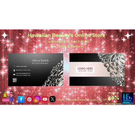 Tarjetas de personalizable editable elegante para