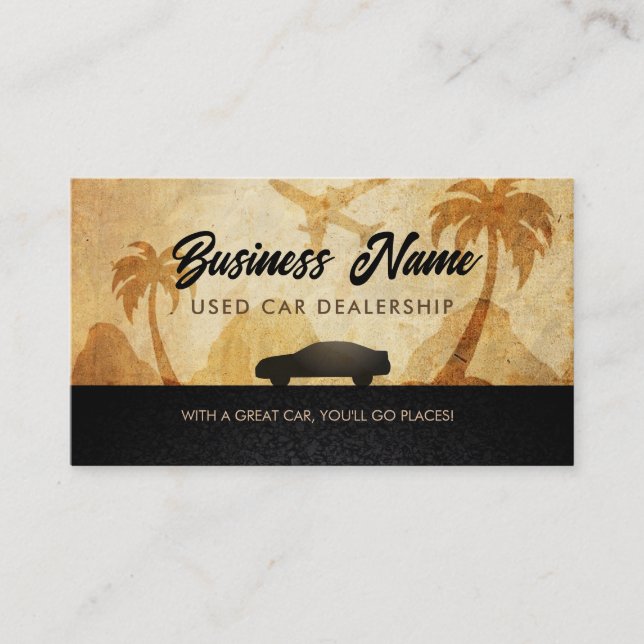 Tarjetas de personalizable para empresas de automó (Anverso)