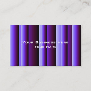Tarjetas de personalizable simples de rayas azules