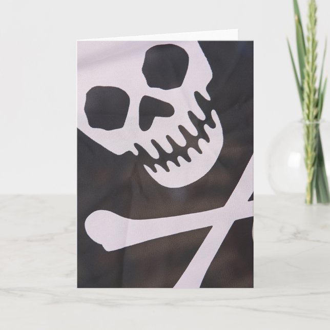 Tarjetas de Personalizable Skull and Crossbone (Anverso)